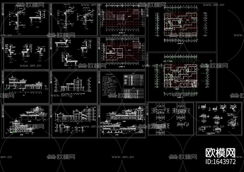 幼兒院cad建筑圖下載