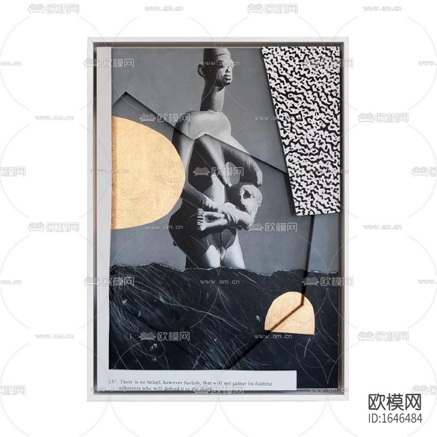 现代轻奢创意抽象装饰画