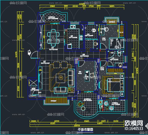 家装cad图库下载（渲染图2）