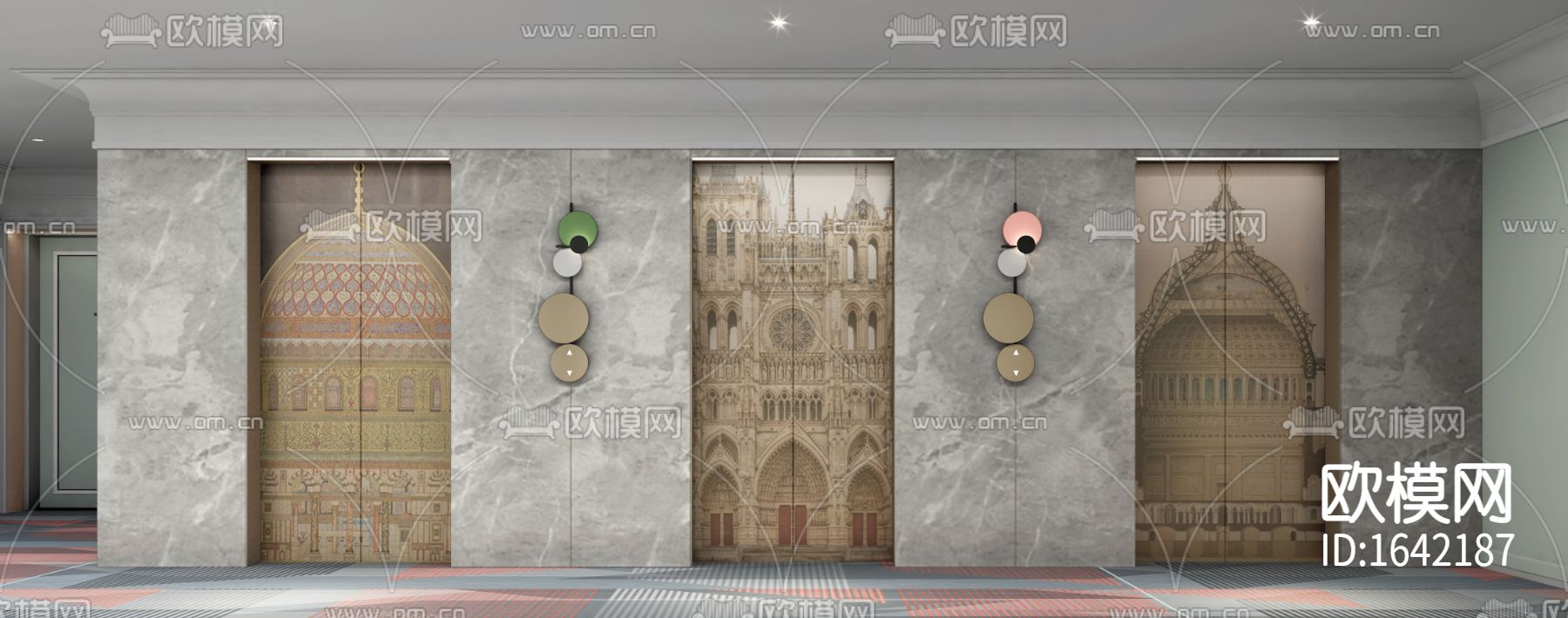 兰州雅高美居酒店客房样板间下载（渲染图6）