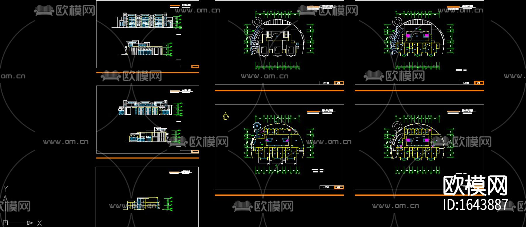 幼儿园建筑图下载（渲染图2）