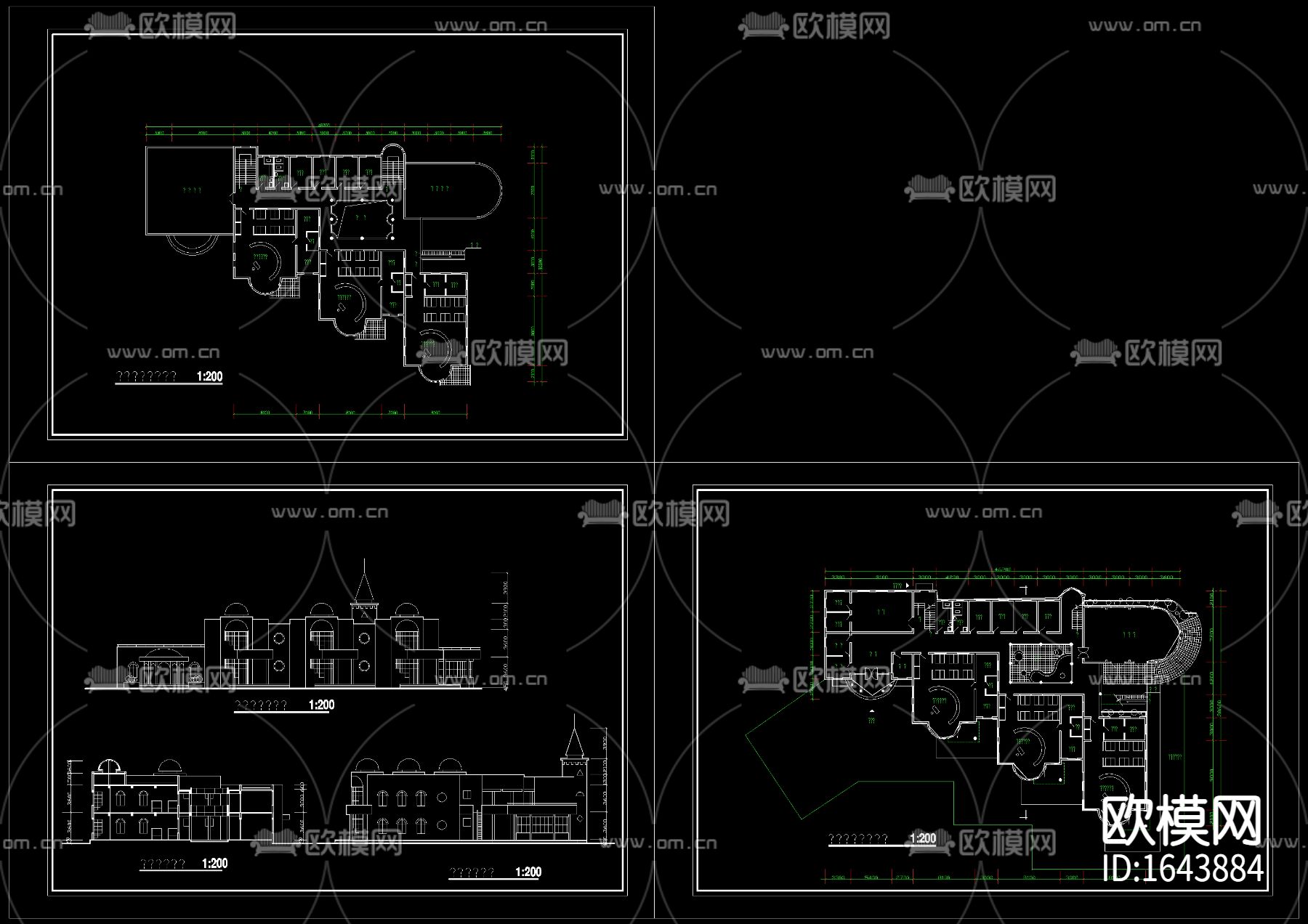 幼儿园CAD建筑图下载