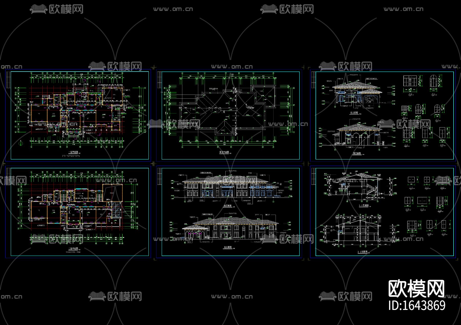 豪华幼儿园建筑图下载