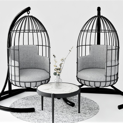  现代户外椅su模型 