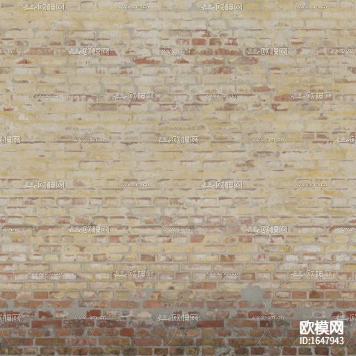 做旧掉色红砖墙下载