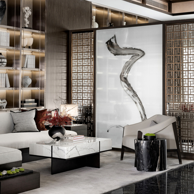 山禾金缘 新中式组合沙发