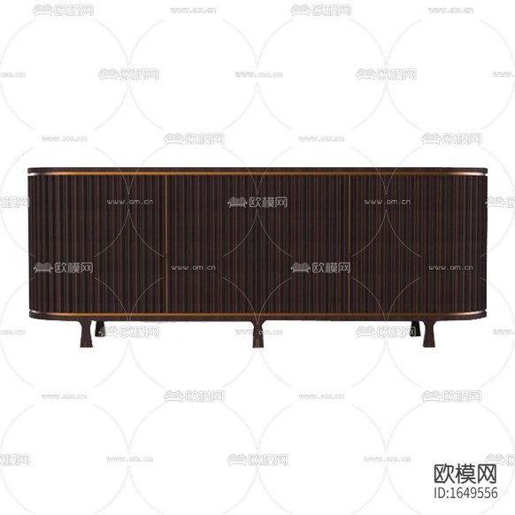 現(xiàn)代輕奢實(shí)木不銹鋼邊柜下載