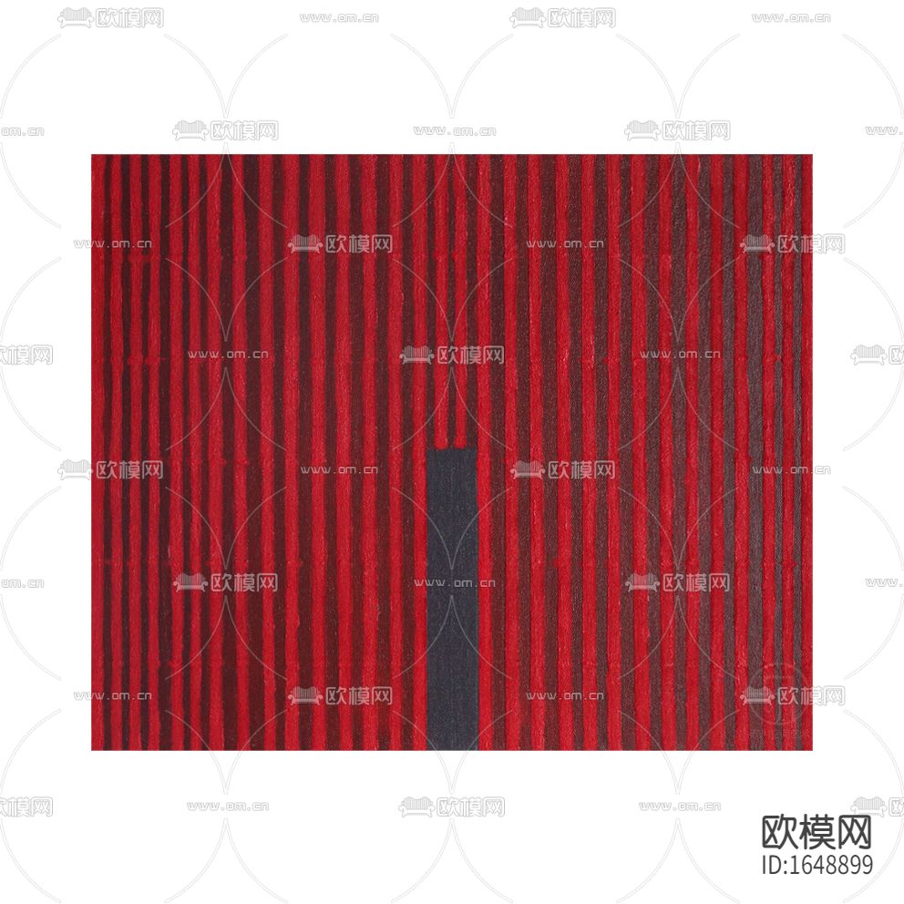 北欧简约红灰色条纹装饰画下载