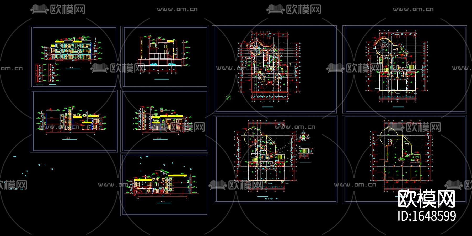 幼儿园cad建筑图下载