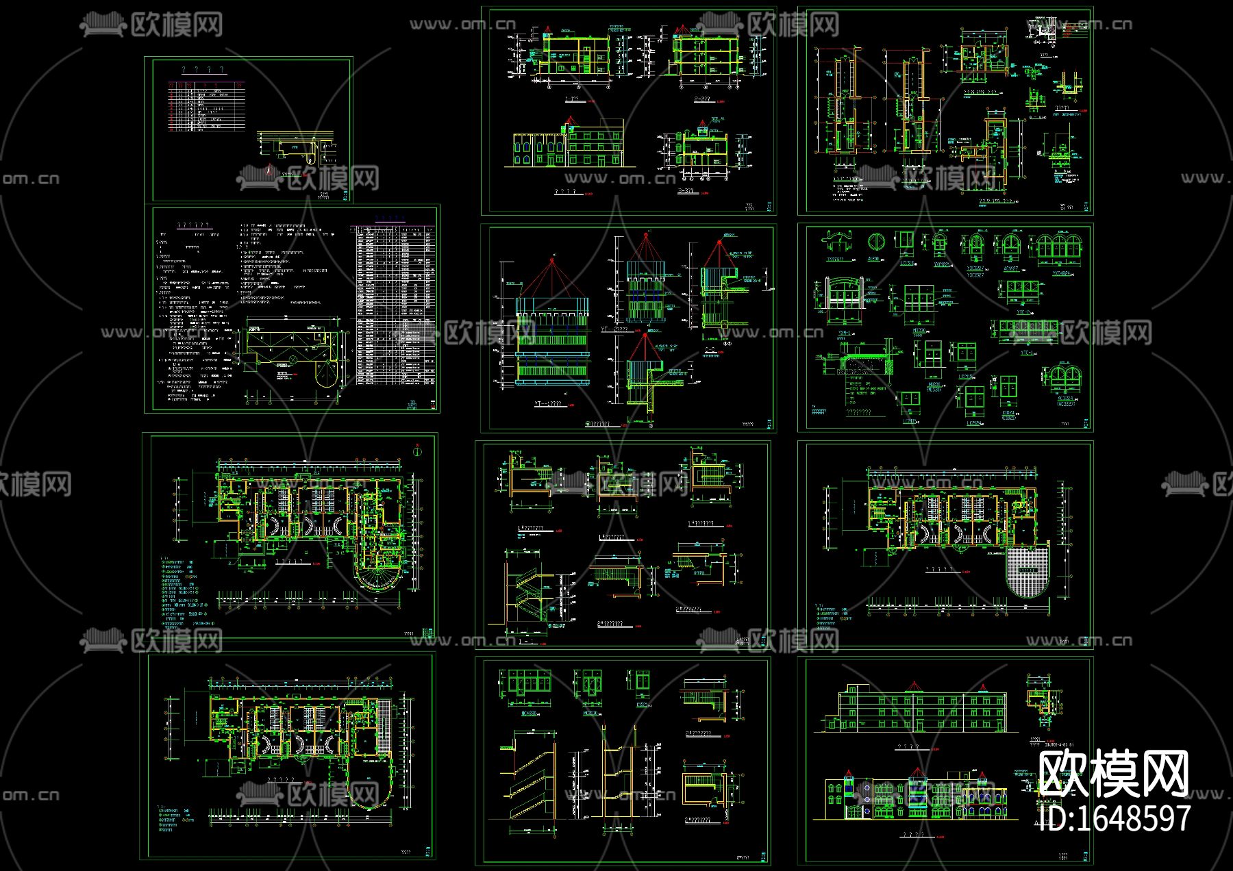 幼儿园cad建筑图下载
