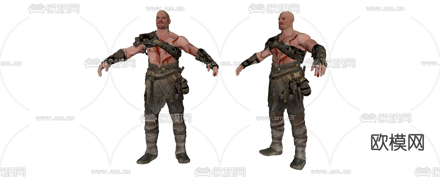 欧洲古典猎人su模型下载（渲染图2）