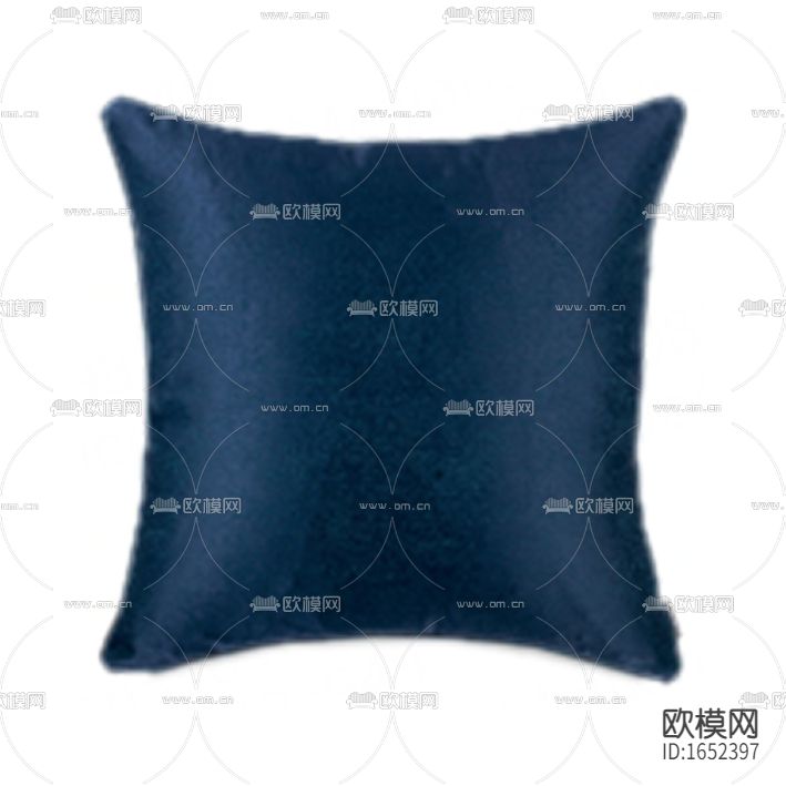 现代简约蓝色丝绒抱枕下载