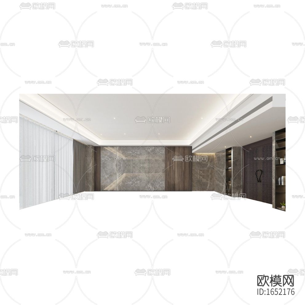 现代轻奢创意客厅场景