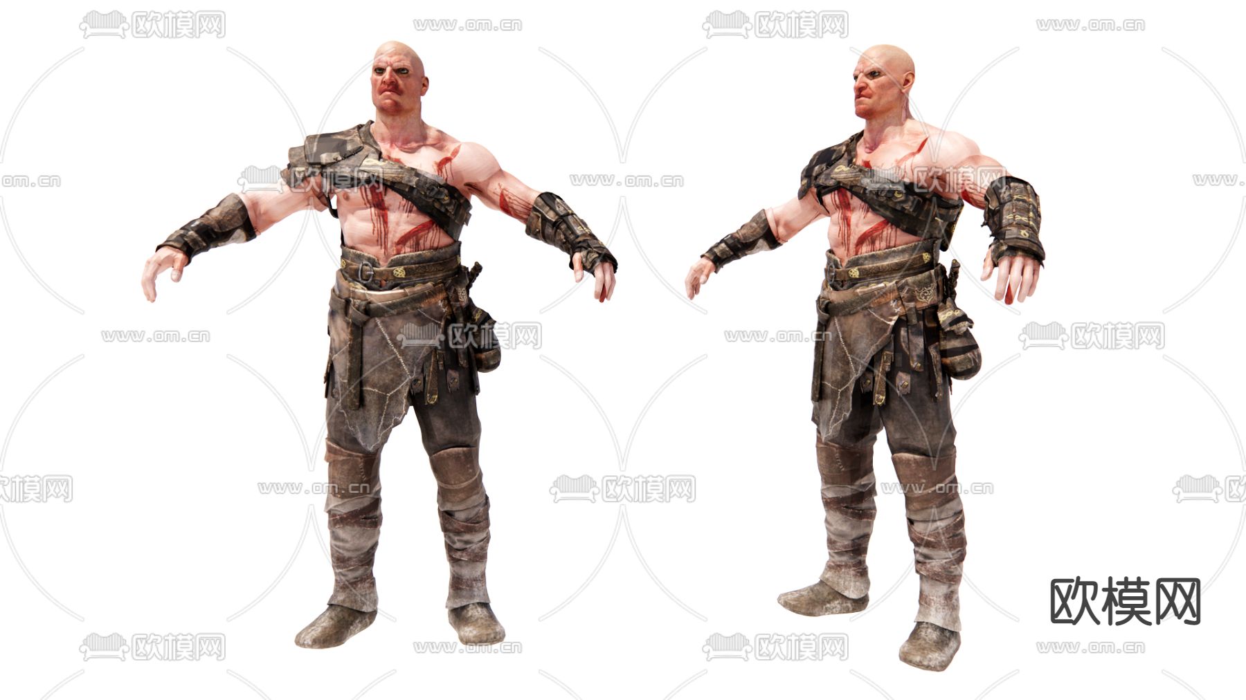 欧洲古典猎人su模型下载（渲染图1）