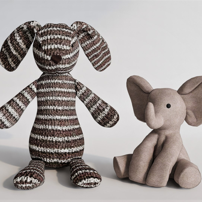  现代毛绒玩具公仔布偶su模型 