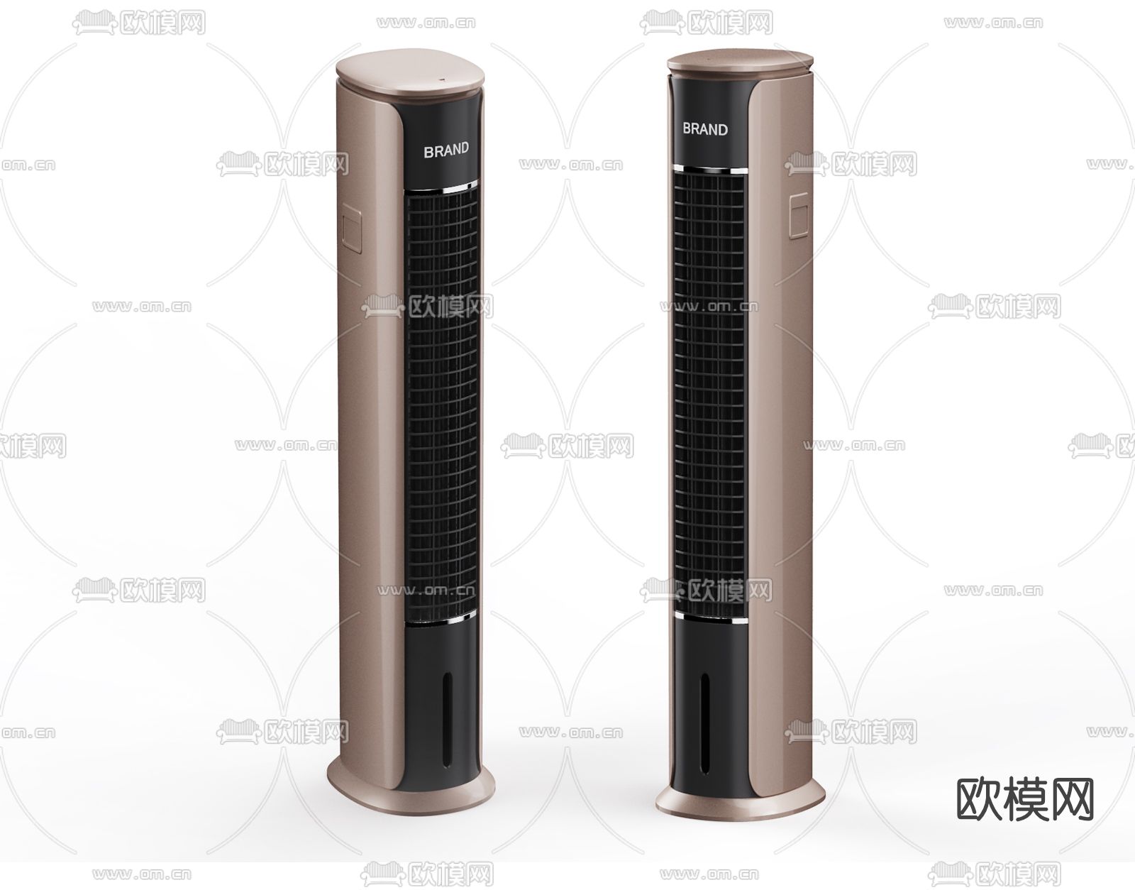现代塔扇3d模型下载
