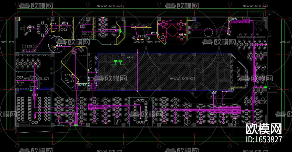 某办公室电气平面图
