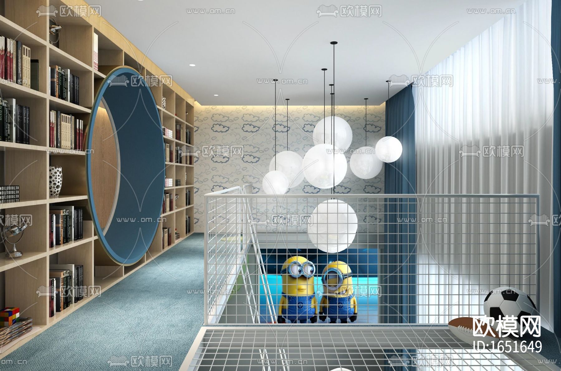 首创天阅西山下跃豪宅样板间下载（渲染图10）