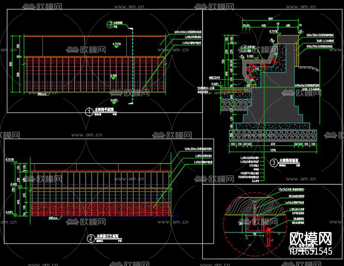 园林景观凳下载（渲染图9）