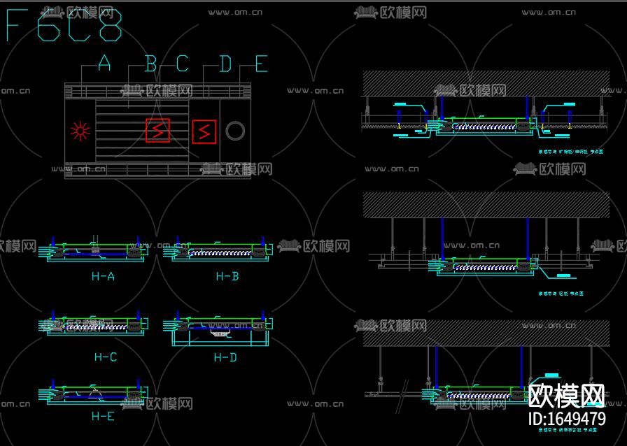 集成化设备cad图库下载（渲染图8）