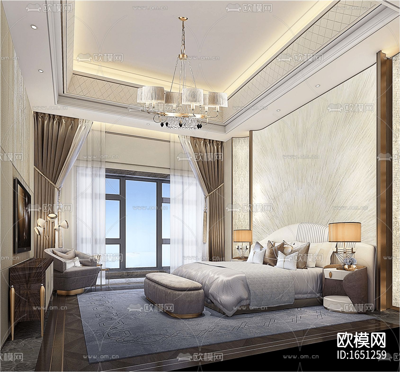 新中式别墅下载（渲染图8）