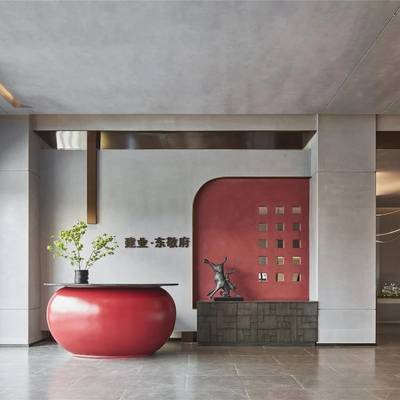 INHOUSE设计 售楼处前台