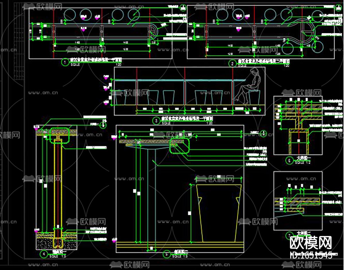 园林景观凳下载（渲染图7）