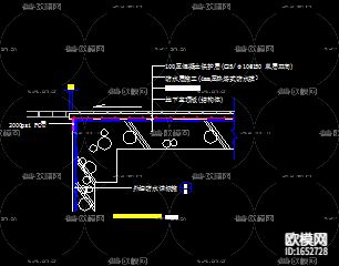 地下室防水节点图下载（渲染图5）