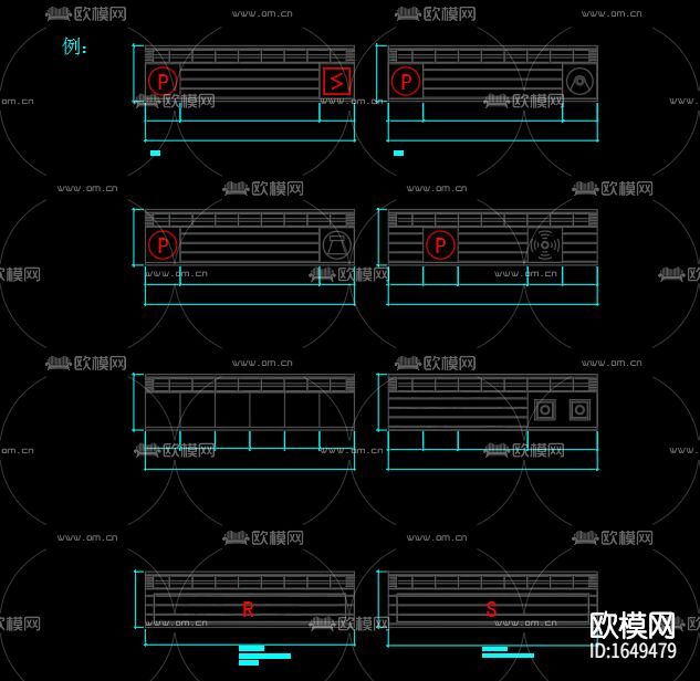 集成化设备cad图库下载（渲染图2）