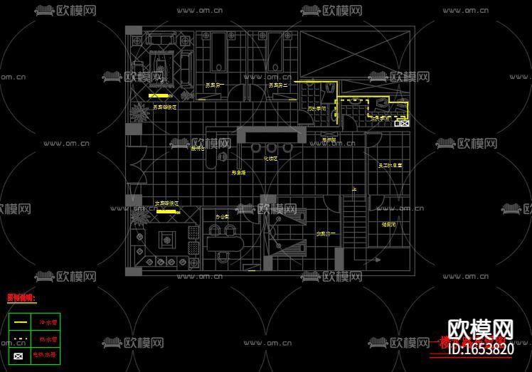 美容院水电下载（渲染图7）