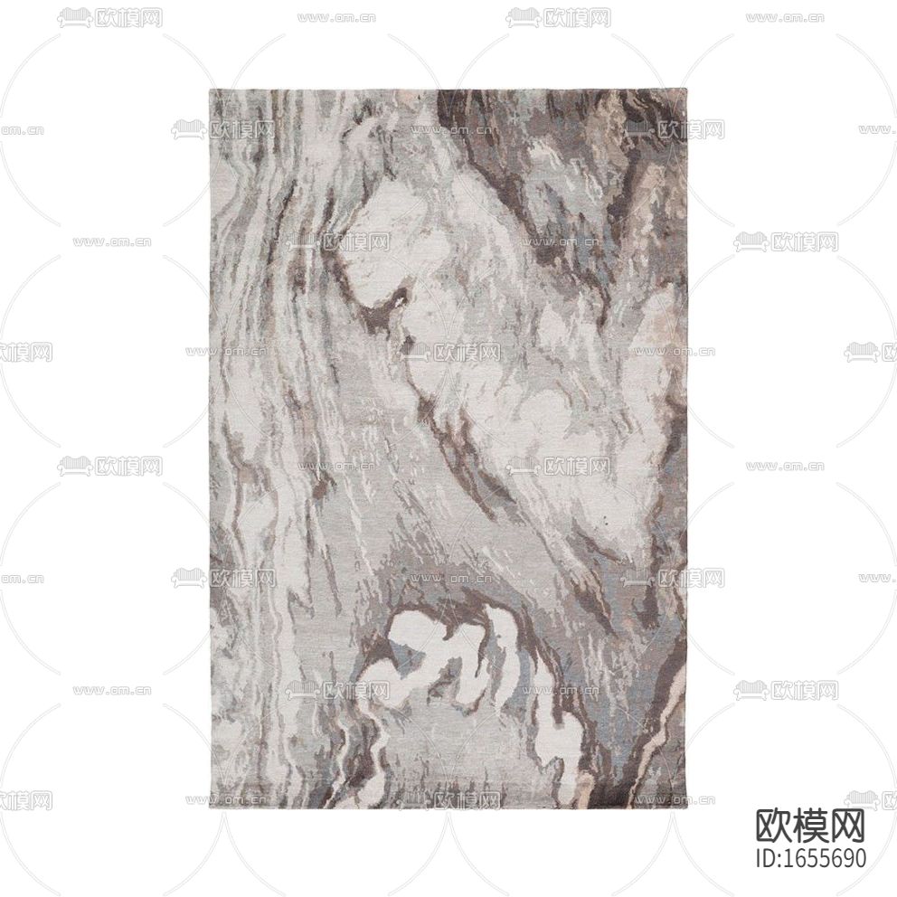 新中式创意云纹布艺地毯下载