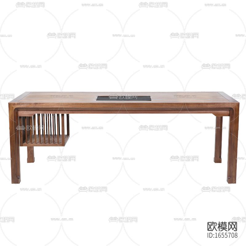 新中式古典禅意实木书桌