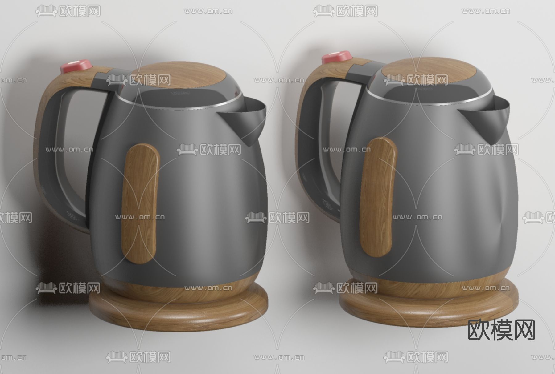 现代热水壶免费3d模型下载