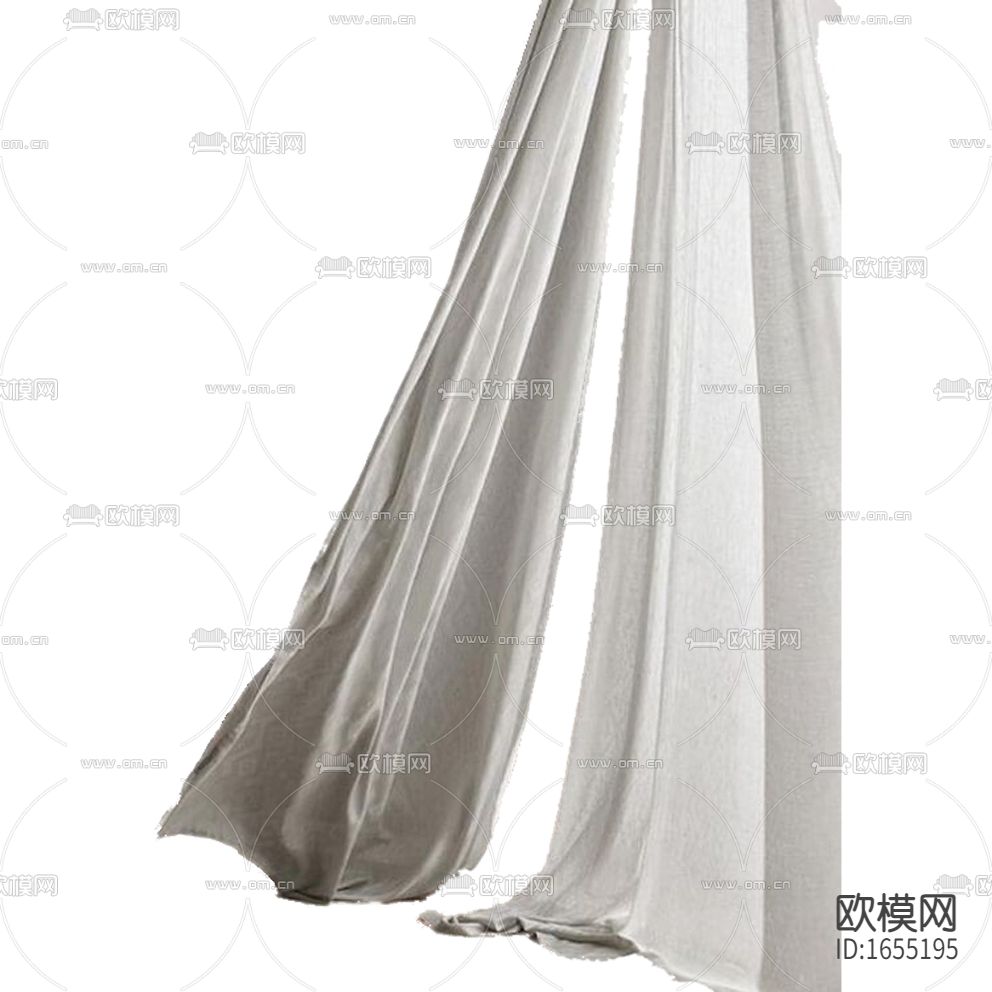 北欧简约灰色纱帘下载