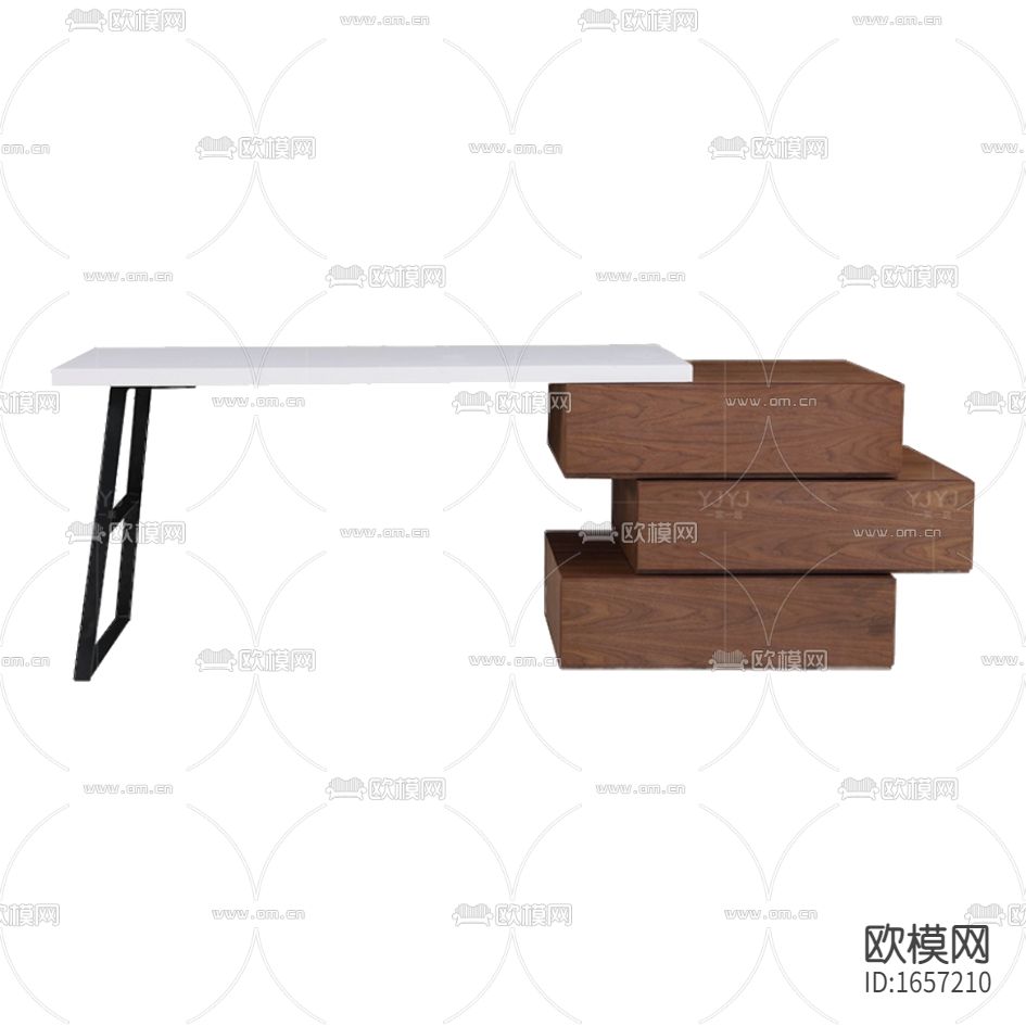 北欧简约创意实木书桌