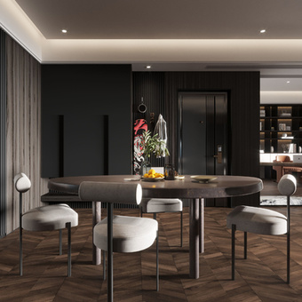 后现代餐厅3d模型