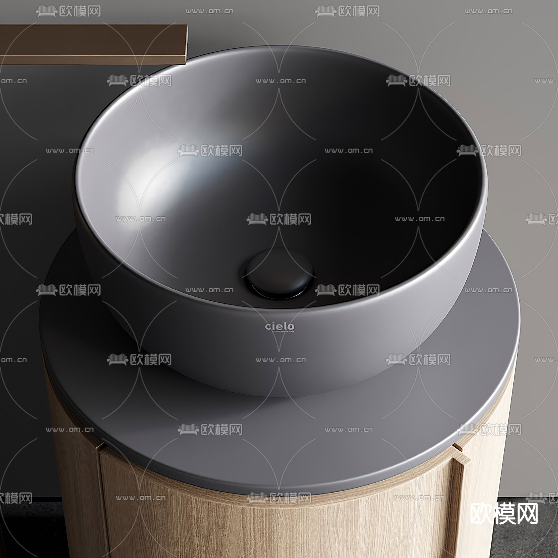 现代洗手台3d模型