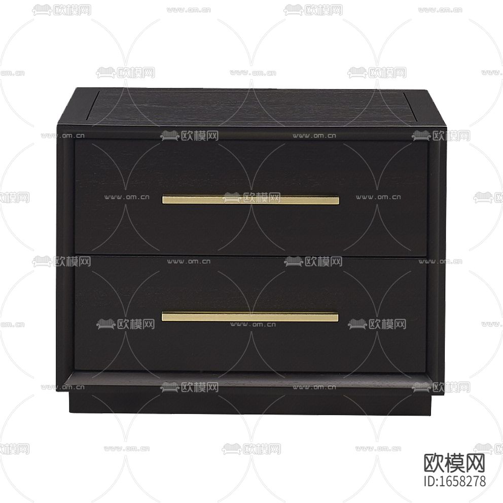 新中式简约实木不锈钢床头柜下载