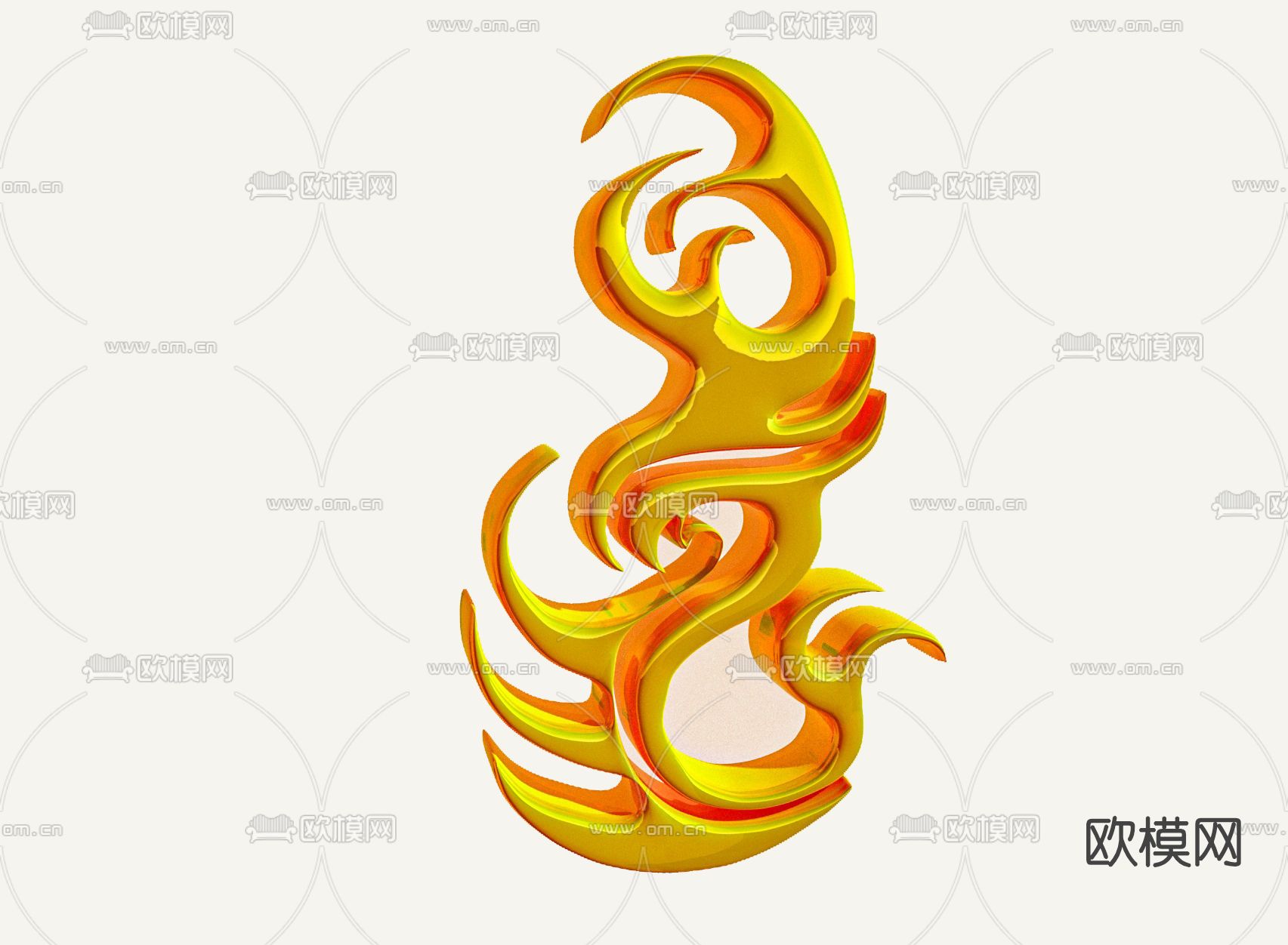 现代装饰挂件免费3d模型