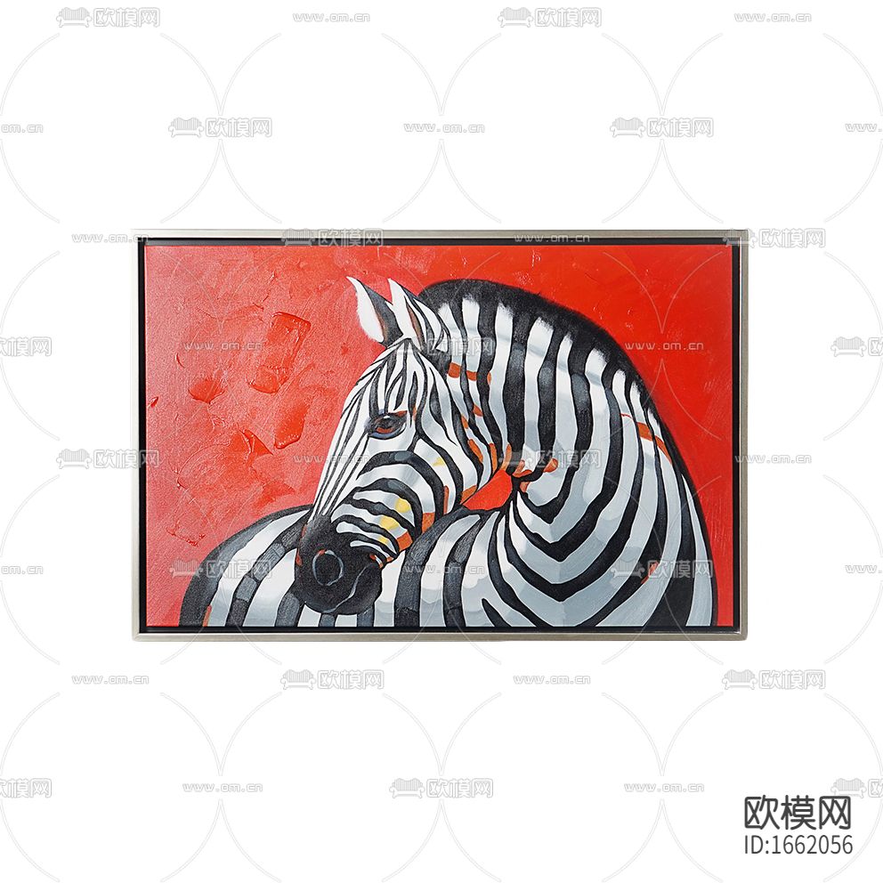 现代简约创意斑马装饰画