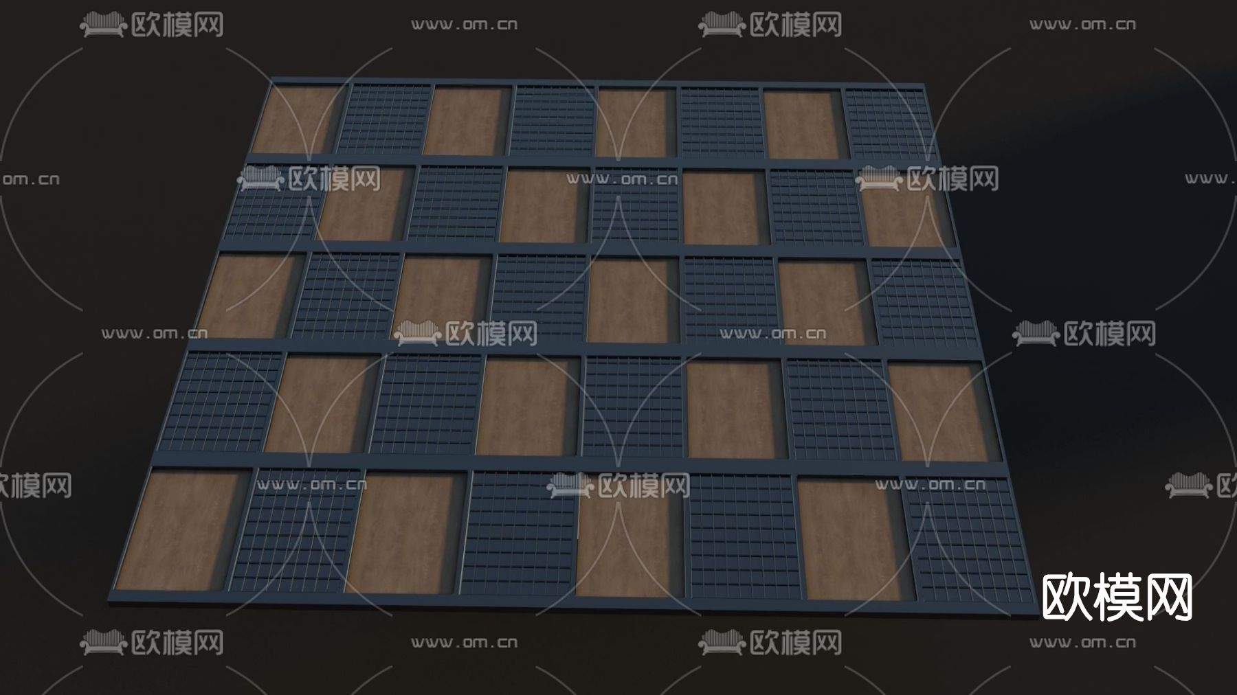 现代吊顶免费3d模型下载
