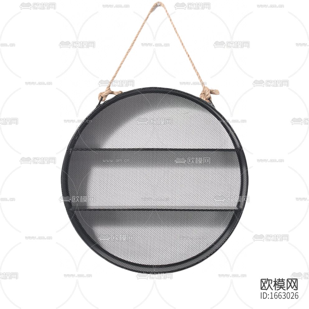 北欧简约创意金属绳编壁架下载