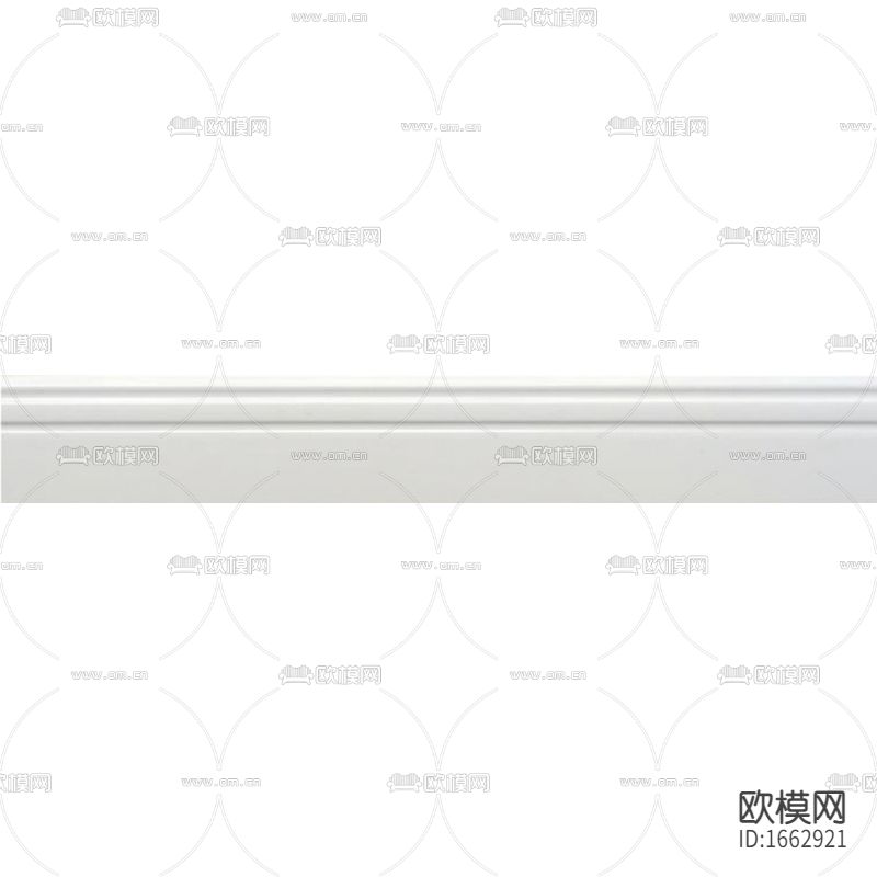 简欧创意白色实木踢脚线