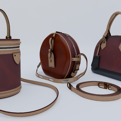  欧式lv包包su模型 