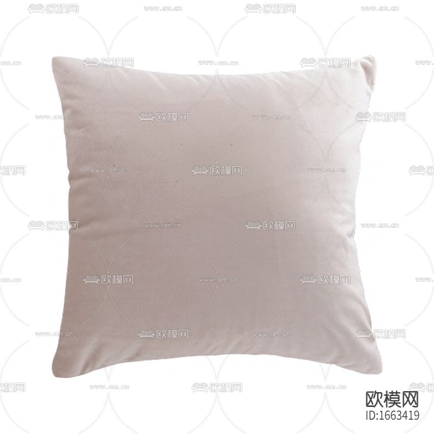 现代简约粉白色天鹅绒抱枕下载