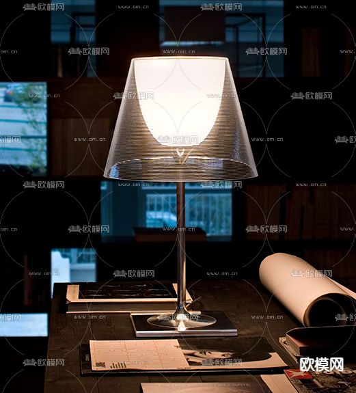 FLOS 现代台灯3d模型