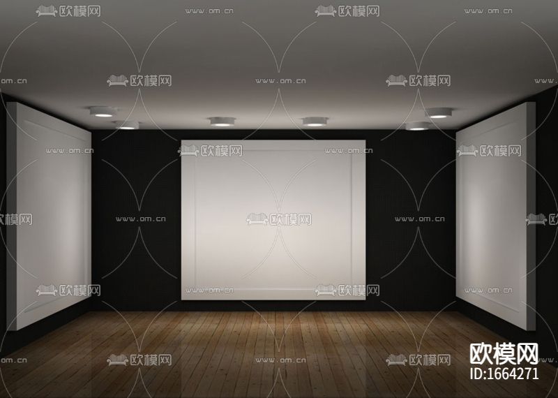 现代简约创意客厅场景下载