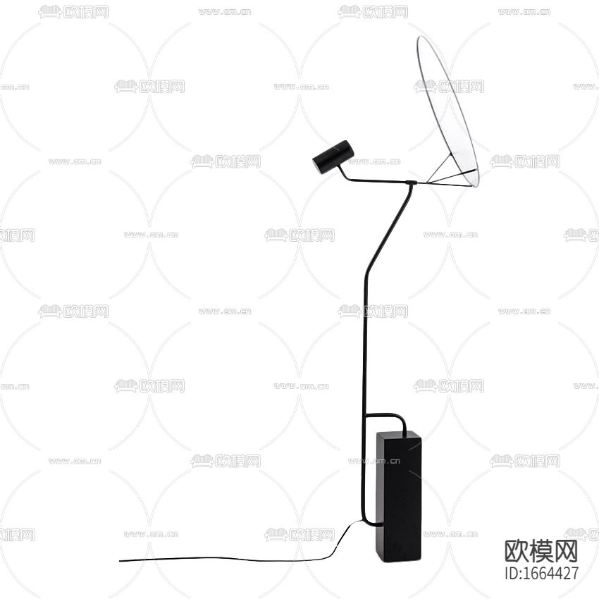 现代轻奢不锈钢艺术落地灯