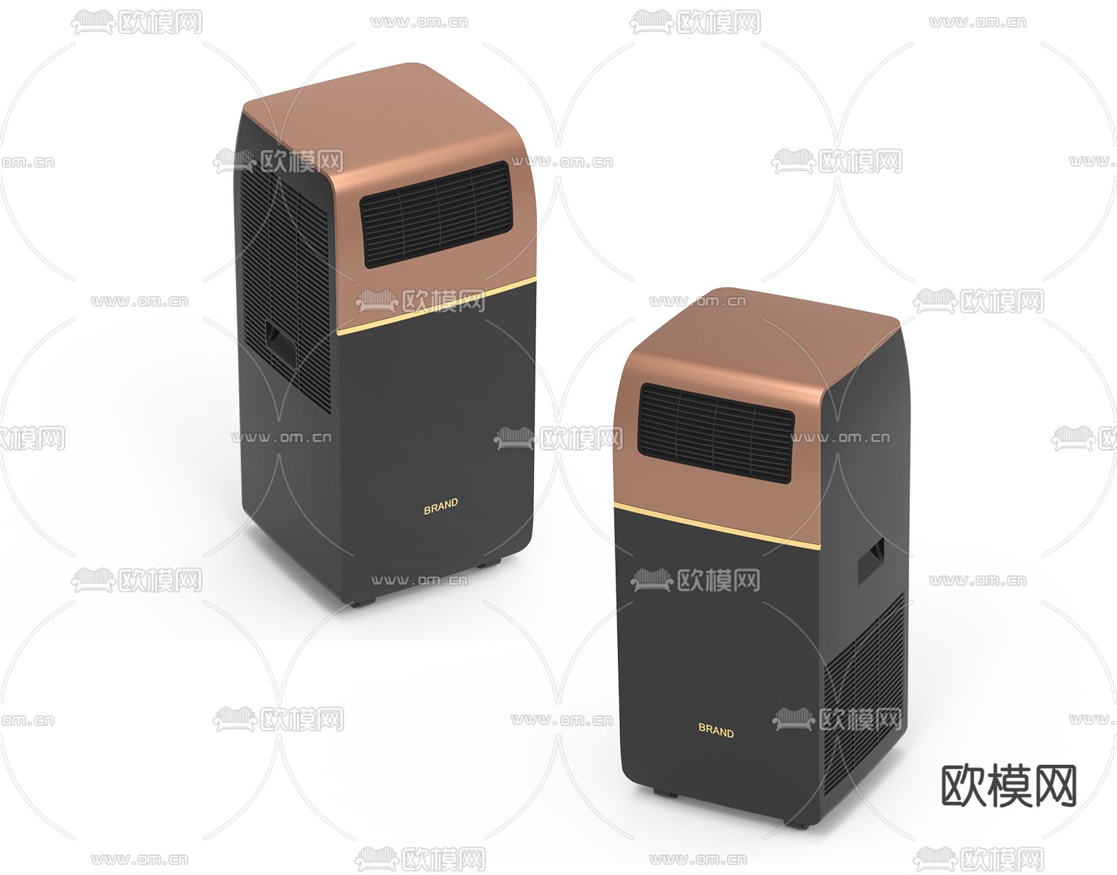 现代户外空调3d模型