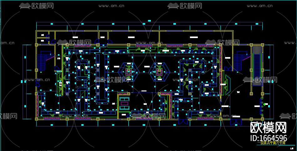 展厅CAD图纸下载（渲染图7）